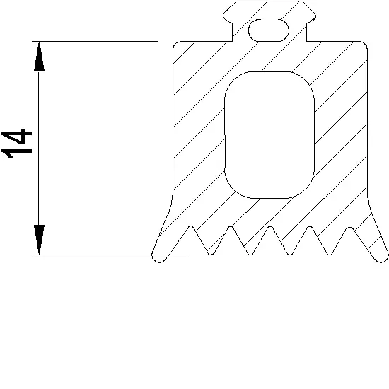 Зображення Ущільнювач скління для 034.0055.XX [080.9359]