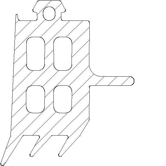 Зображення Ущільнювач для сухого скління 23.9 мм [080.9403]