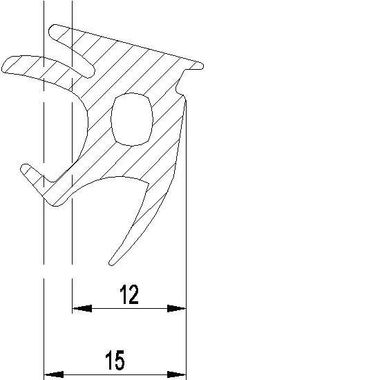 Зображення Ущільнювач для сухого скління [080.9404]