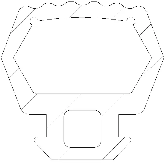 Зображення Ущільнення для з'єднувального профілю [080.9430]