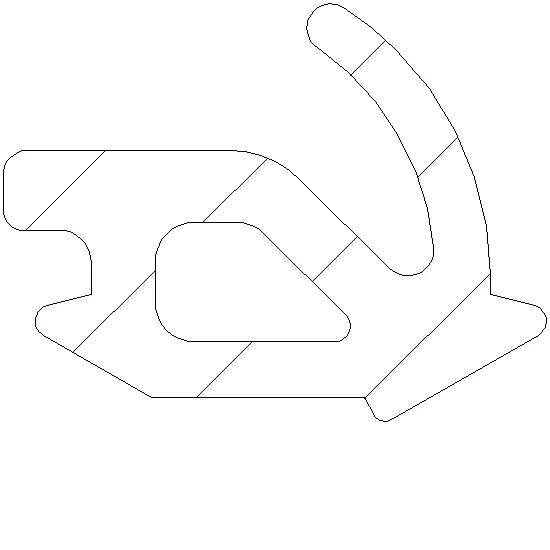 Зображення Ущільнення для з'єднувального профілю [080.9433]