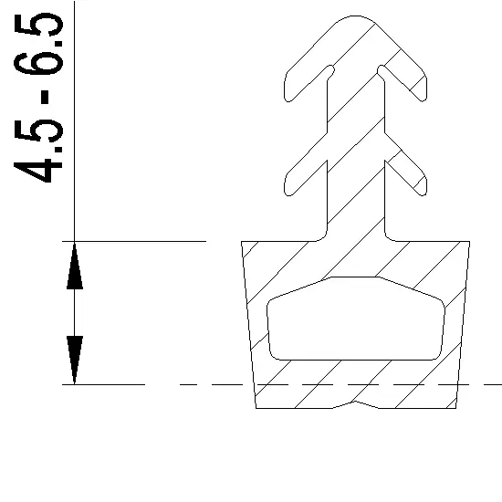 Зображення Розділюючий ущільнювач 4.5-6.5 мм [080.9518]