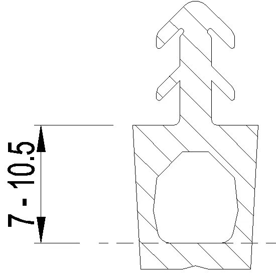 Зображення Розділюючий ущільнювач 7-10.5 мм [080.9519]
