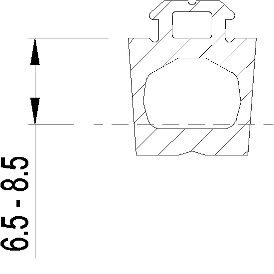 Зображення Розділюючий ущільнювач 6.5-8.5 мм [080.9523]