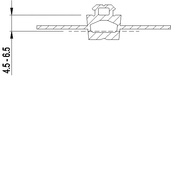 Зображення Розділюючий ущільнювач 6.5 мм ISO [080.9524]