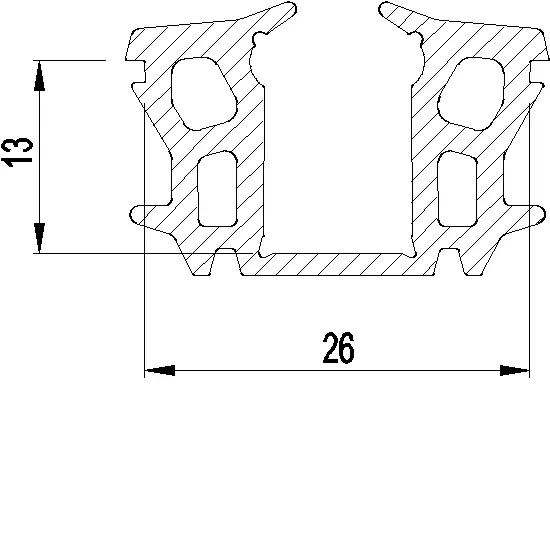 Зображення Ущільнювач для сухого скління 10 мм [080.9613]