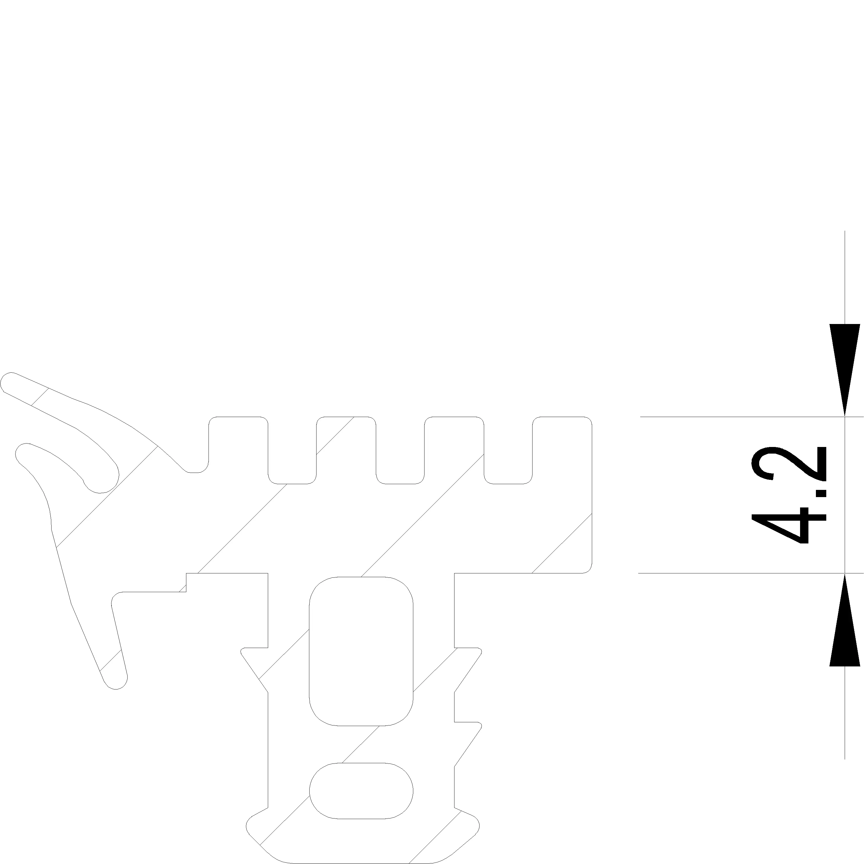 Зображення Ущільнювач скління [080.9743]