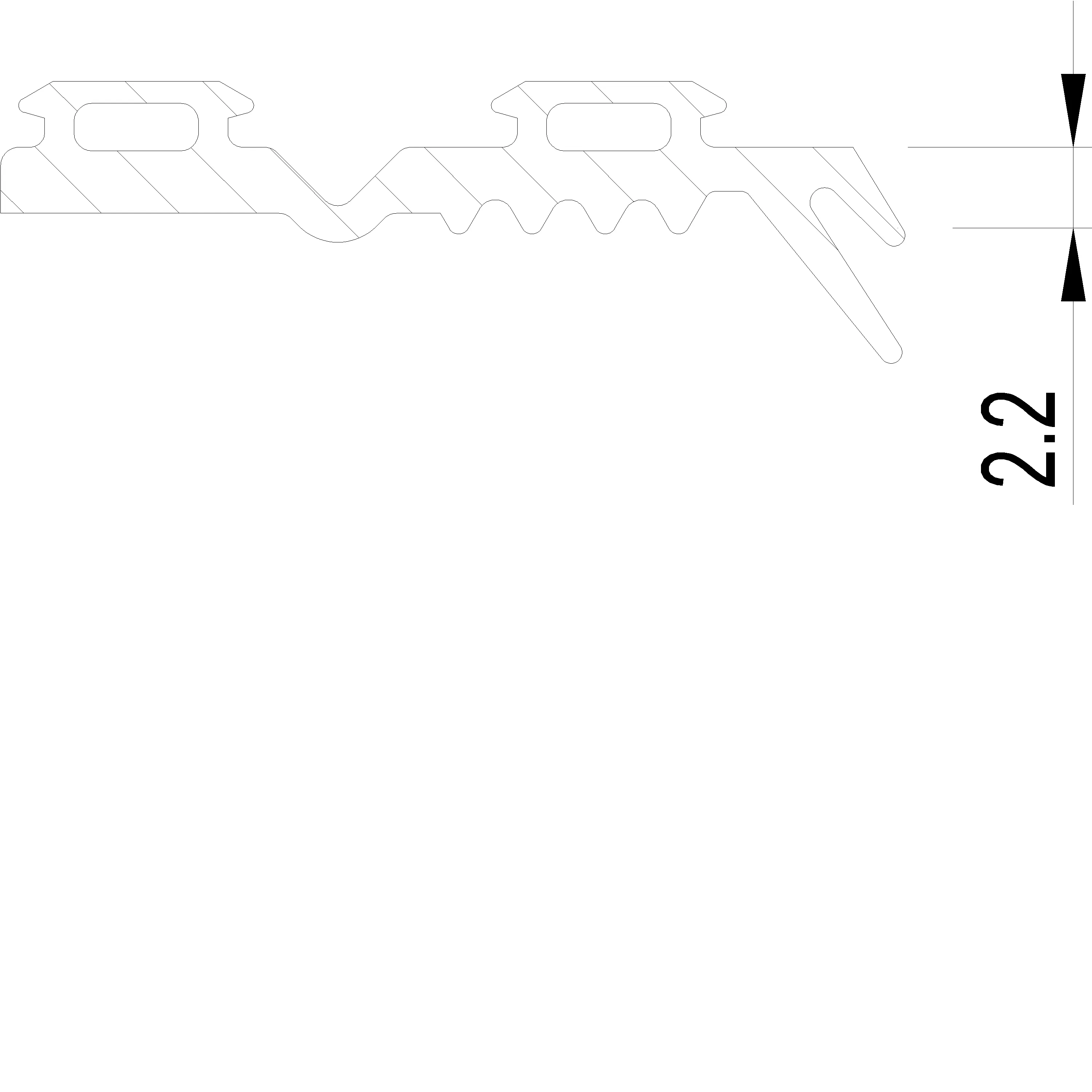 Зображення Ущільнювач скління 2.5 мм [080.9754]