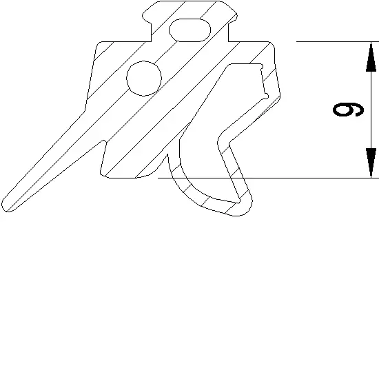 Зображення Ущільнювач скління 9 мм [080.9822]