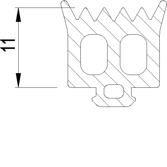 Зображення Ущільнювач скління 11 мм [080.9871]