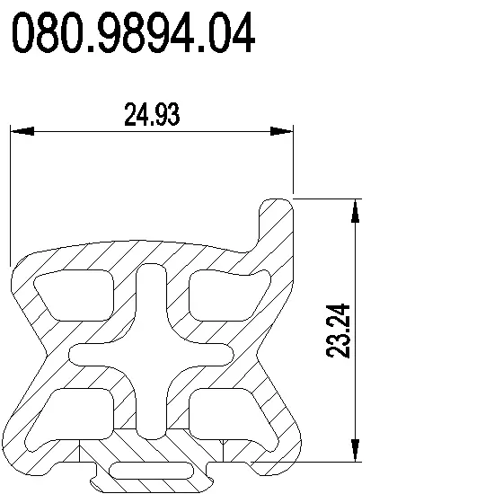 Зображення Ущільнювач із високою ізоляцією [080.9894]