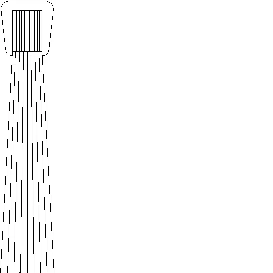 Зображення Щіткове ущільнення дверей нижнє [081.9142]