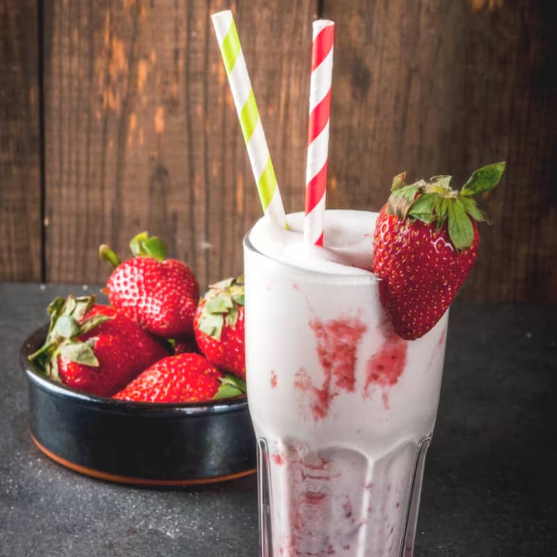 Patiala food hub - Strawberry Shake