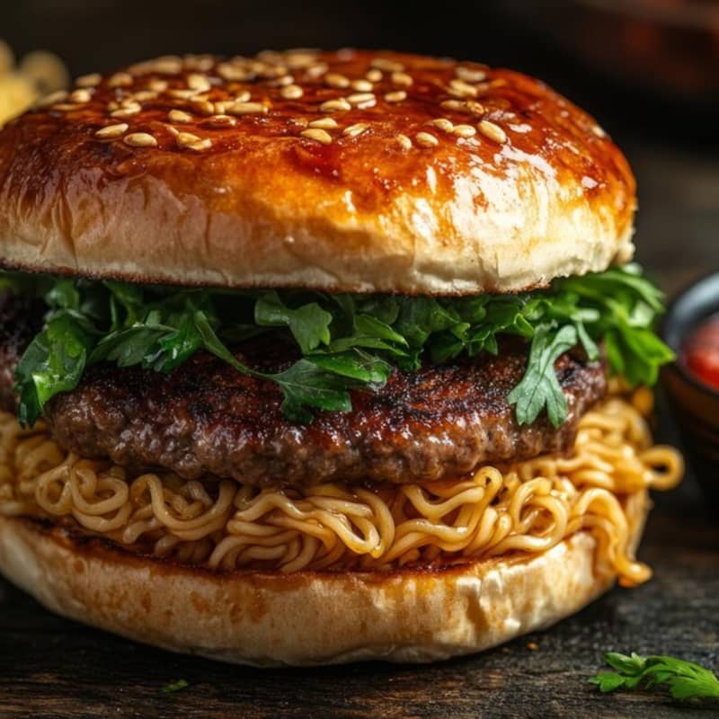 Patiala food hub - Noodle burger