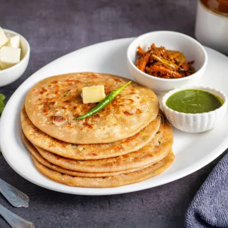 Patiala food hub - Aloo Paratha (2)