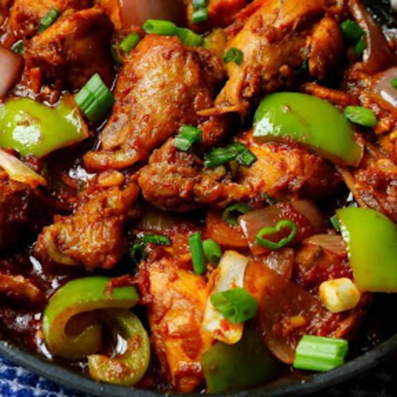 Patiala food hub - Chilly Chicken