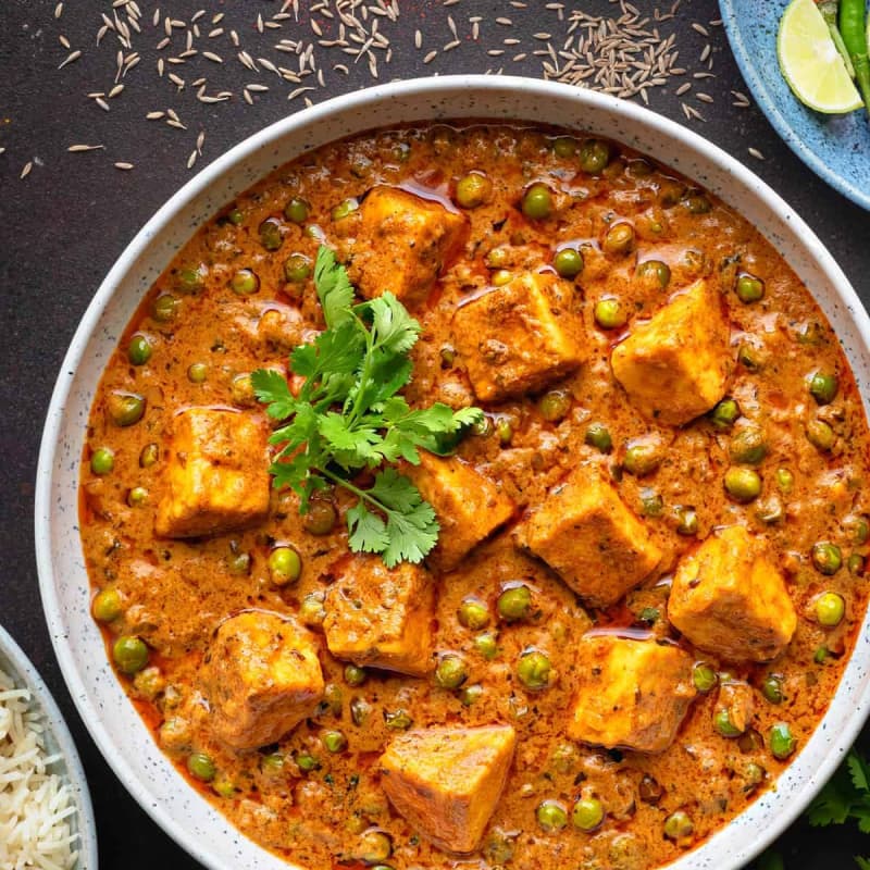 Patiala food hub - Matar Paneer