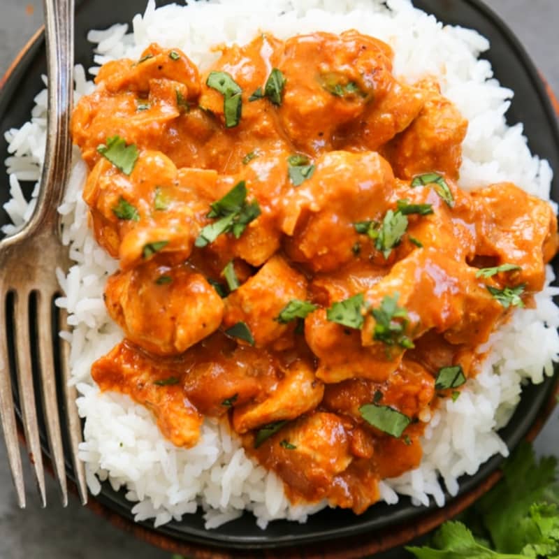 Patiala food hub - Butter Chicken With Rice