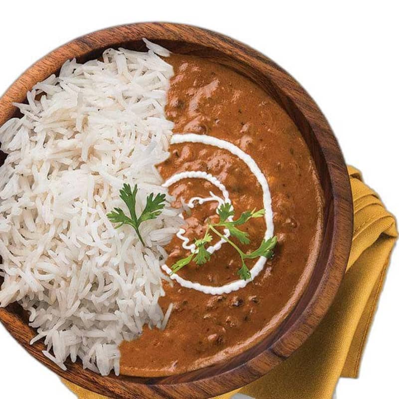 Patiala food hub - Dal Makhani with Rice