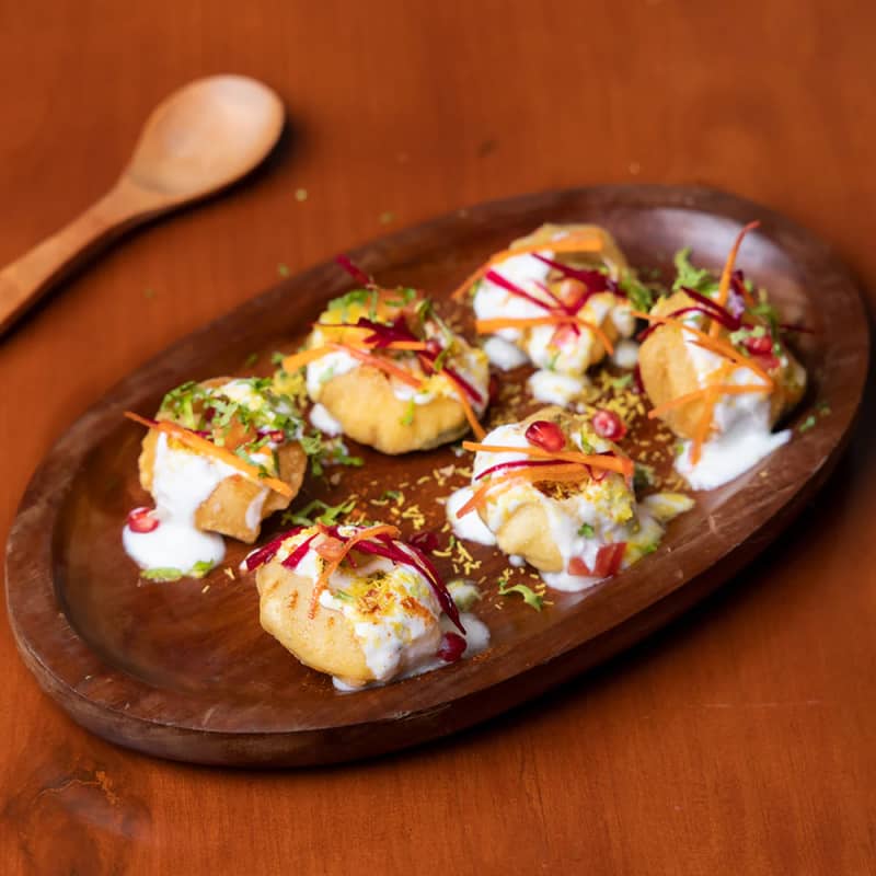 Patiala food hub - Dahi Puri (6 Piece)