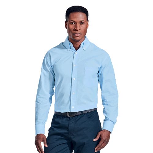 Barron Clothing | Mens Chambray Lounge Long Sleeve