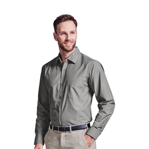 Barron Clothing | Mens Claremont Lounge Shirt Long Sleeve