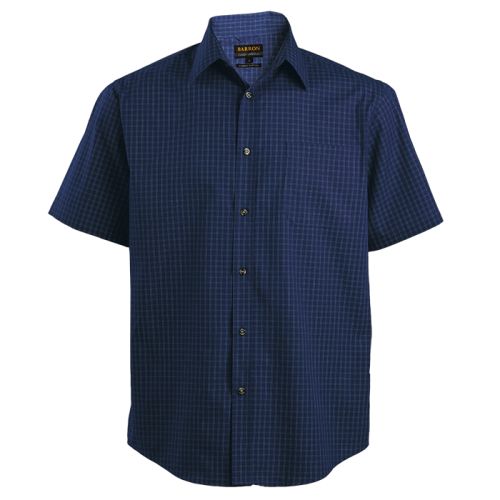 Barron Clothing | Mens Pioneer Check Lounge Short Sleeve