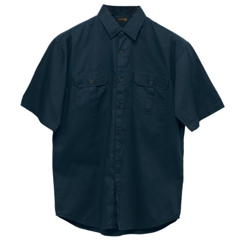 Barron Clothing | Mens Plain Bush Shirt