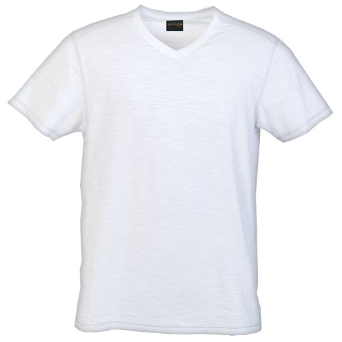 Barron Clothing Mens Slub V Neck TShirt