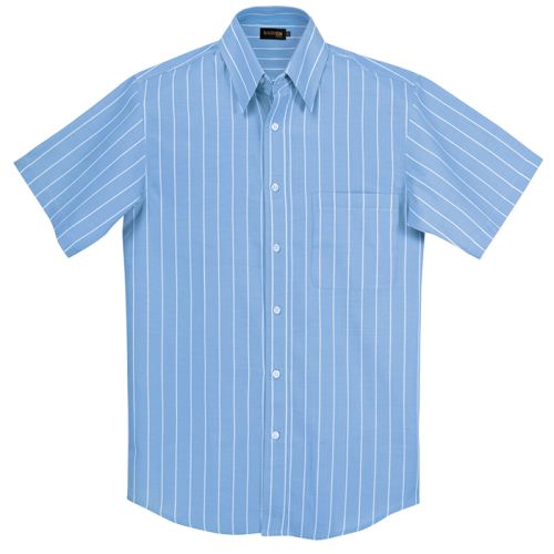 Barron Clothing | President Stripe Lounge Short Sleeve