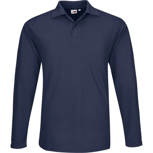 US Basic | Mens Long Sleeve Elemental Golf Shirt