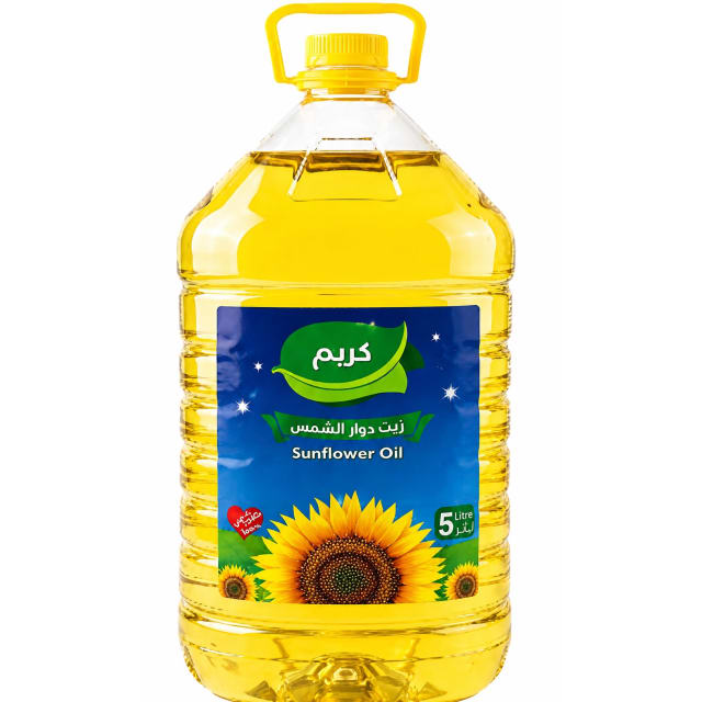 زيت كريم عباد الشمس اوكراني 5 لتر 4*