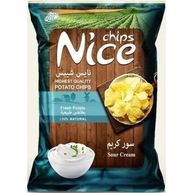 شيبس نايس بطعم سور كريم  35غ 42*  