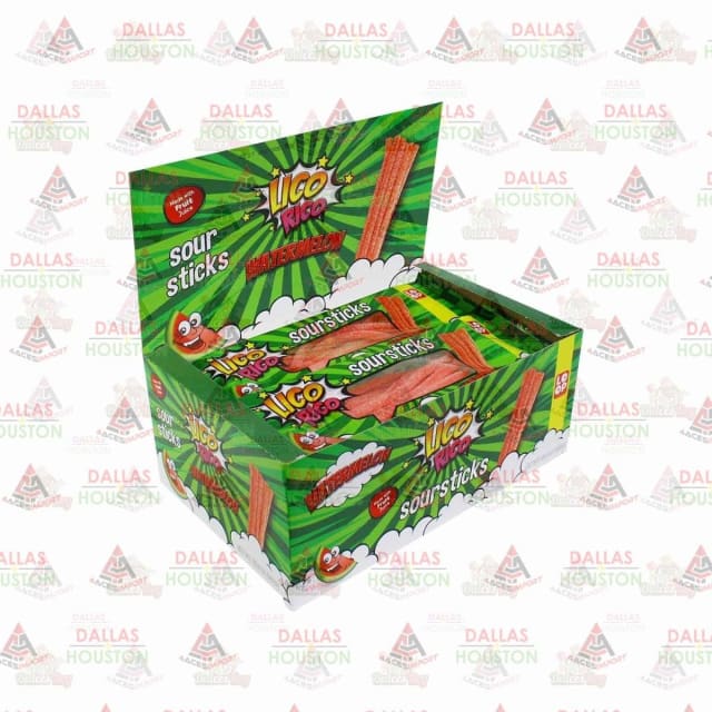 سوس شعر  ليكو ريكو بطيخ 18غ 24*  