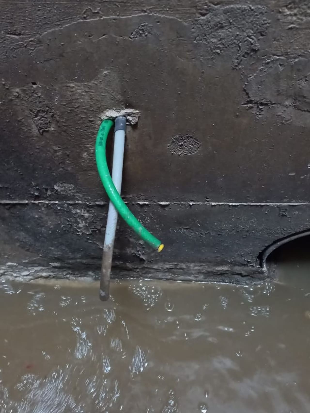 Injection en présence d'eau