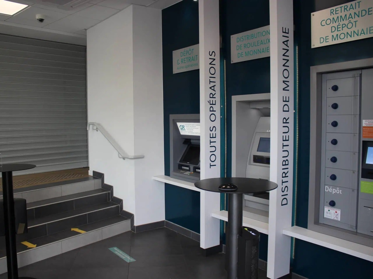 Rénovation de locaux commerciaux : espace bancaire