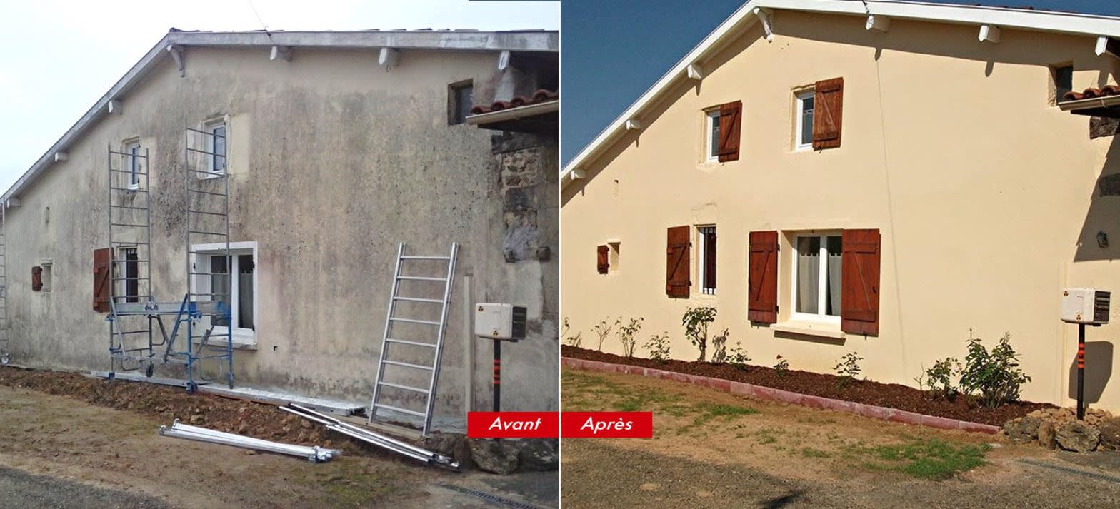 Ravalement et enduit de façade