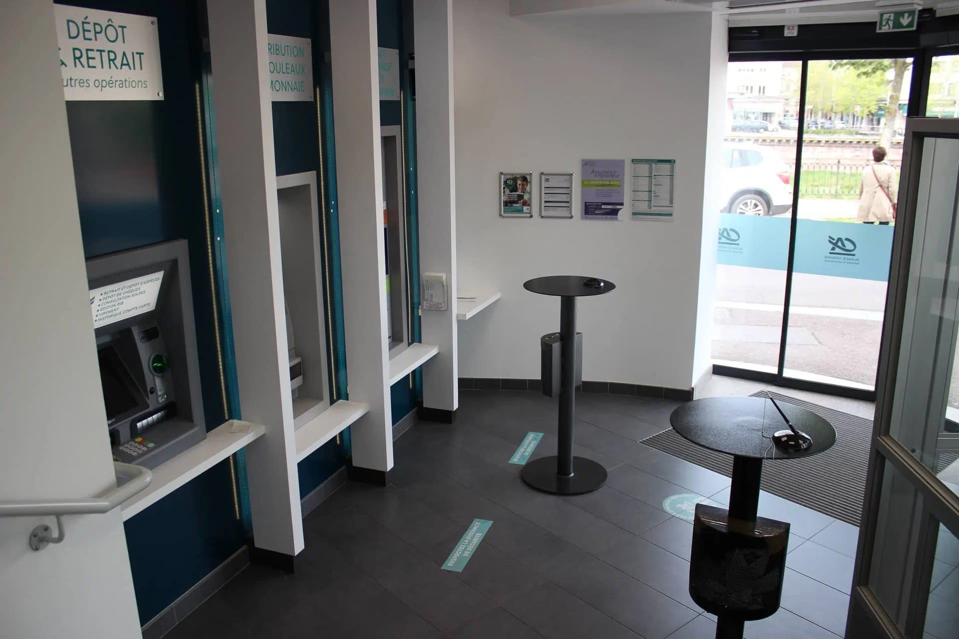Rénovation de locaux commerciaux — accueil