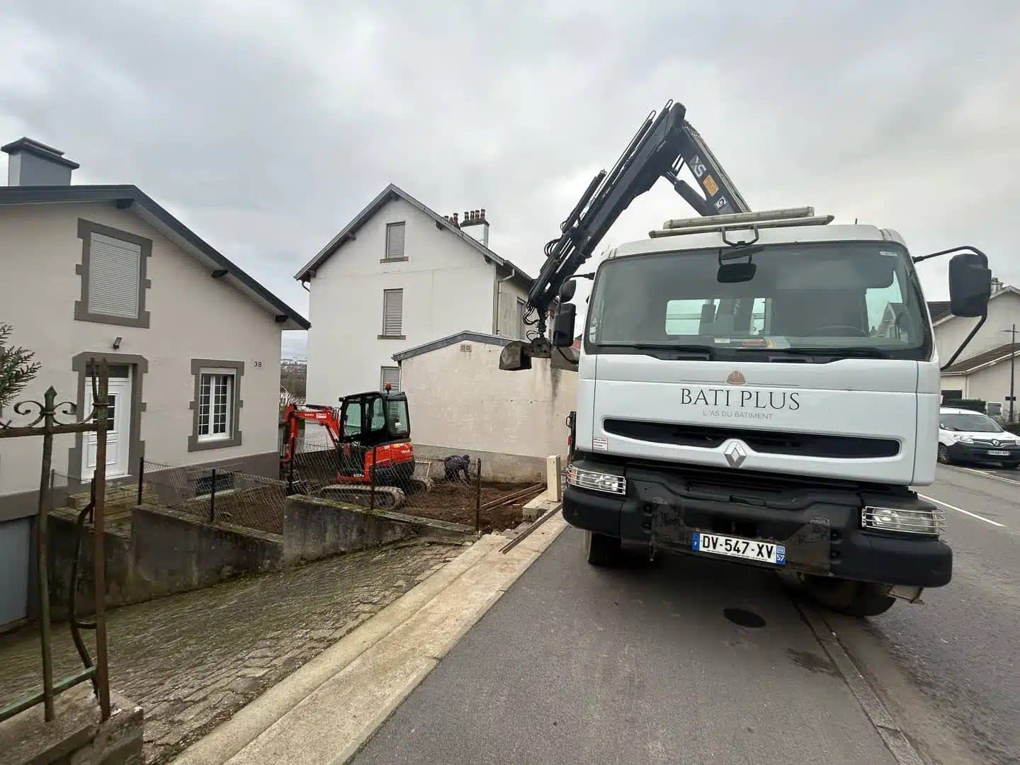 Gros œuvre — terrassement et fondations sur chantier