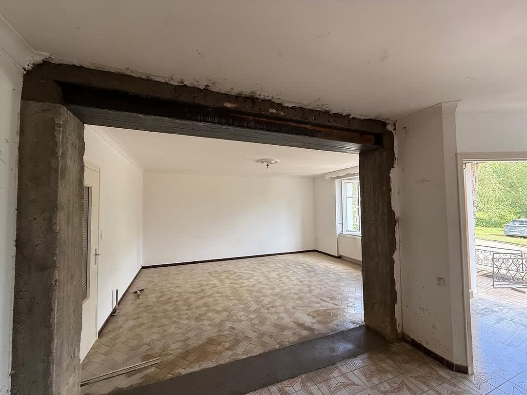 Ouverture de mur porteur — pose IPN
