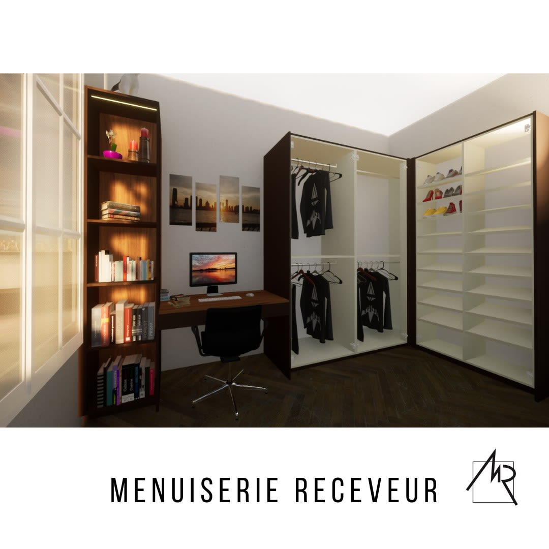 Dressing et bureau sur mesure