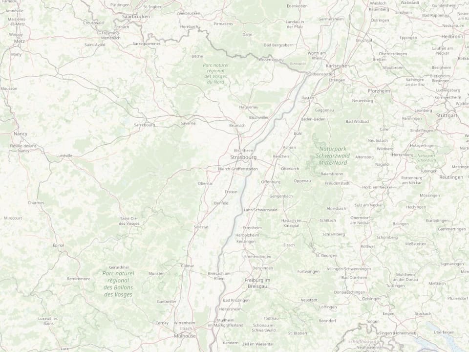 Carte de la zone d'intervention autour de Fegersheim
