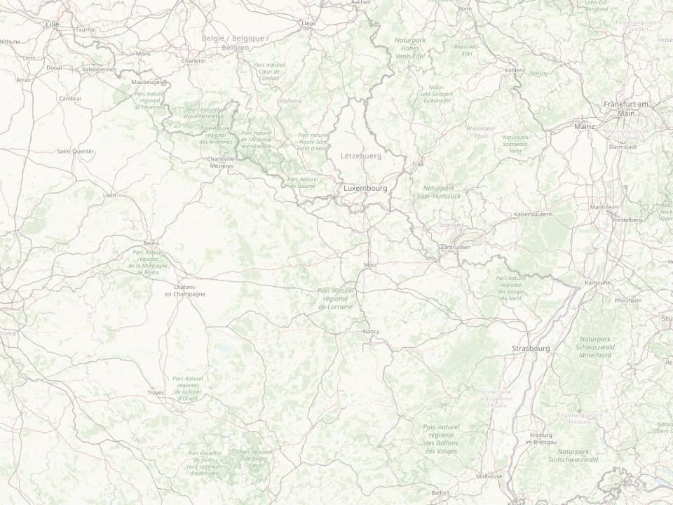 Carte de la zone d'intervention autour de Abbeville-Les-Conflans