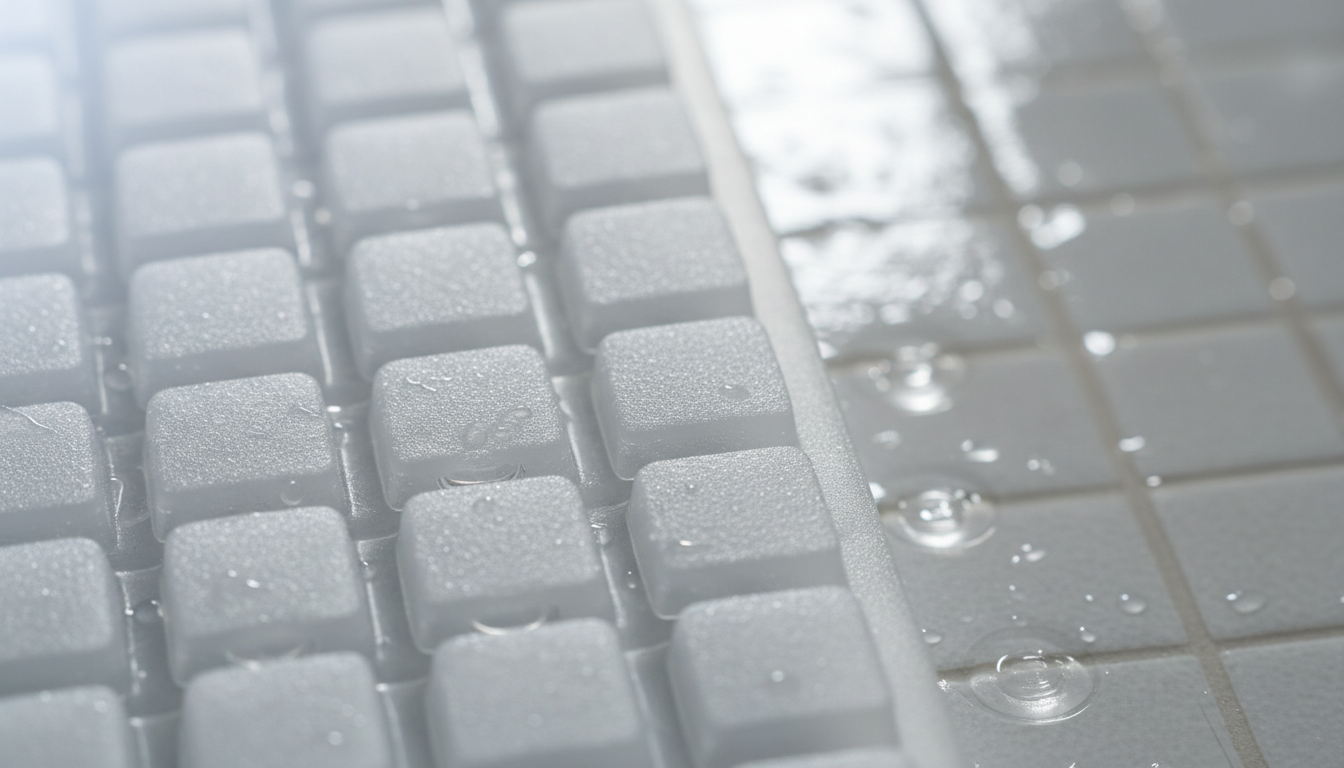 Gros plan sur les textures antidérapantes et les robustes succion pour une adhérence optimale.