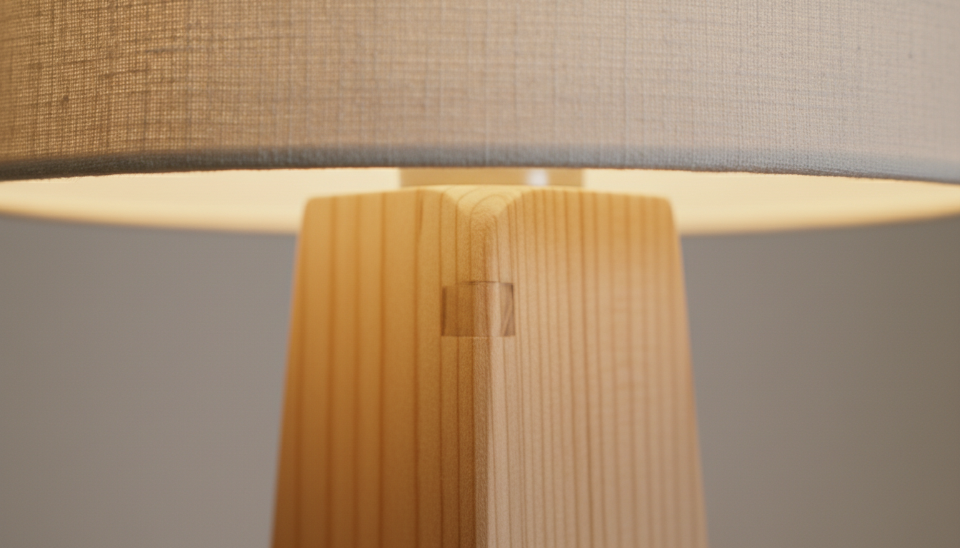 Finition en bois de bouleau, texture douce et nuances beige créent une élégance apaisante.
