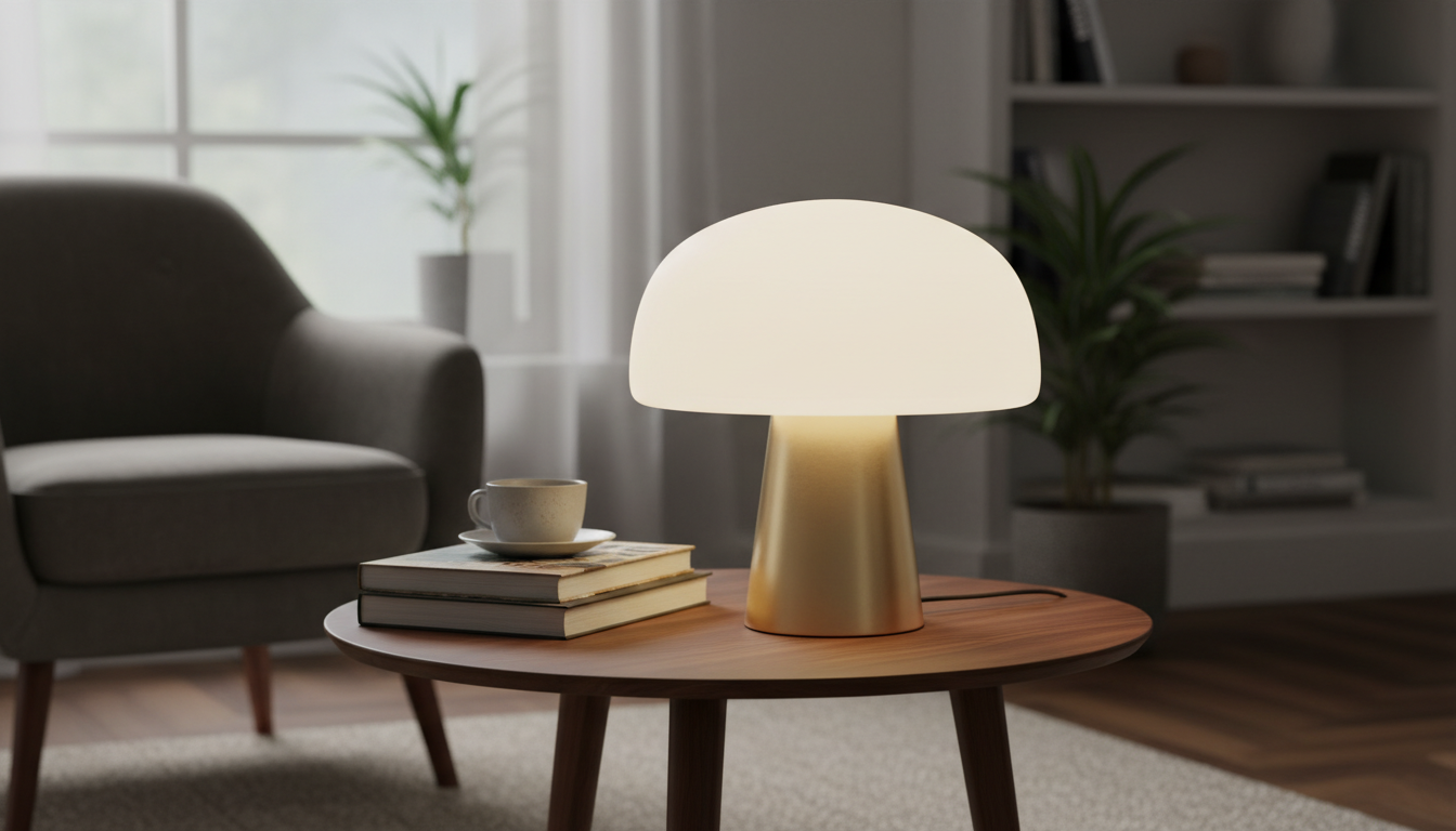 La lampe terracotta se marie harmonieusement avec des éléments naturels dans un intérieur chic.