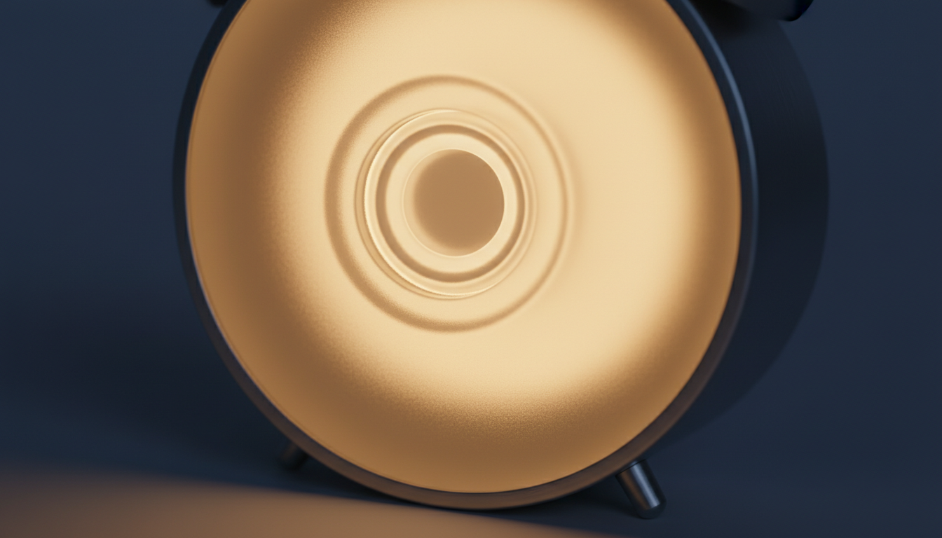 Gros plan sur l'interface tactile, affichant des couleurs pastel et des icônes intuitives.