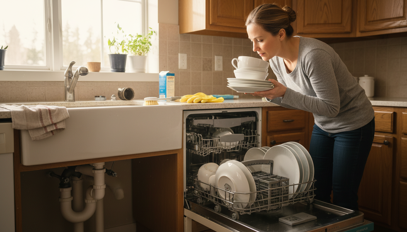 Vaisselle qui dégage des odeurs : comment y remédier - decor