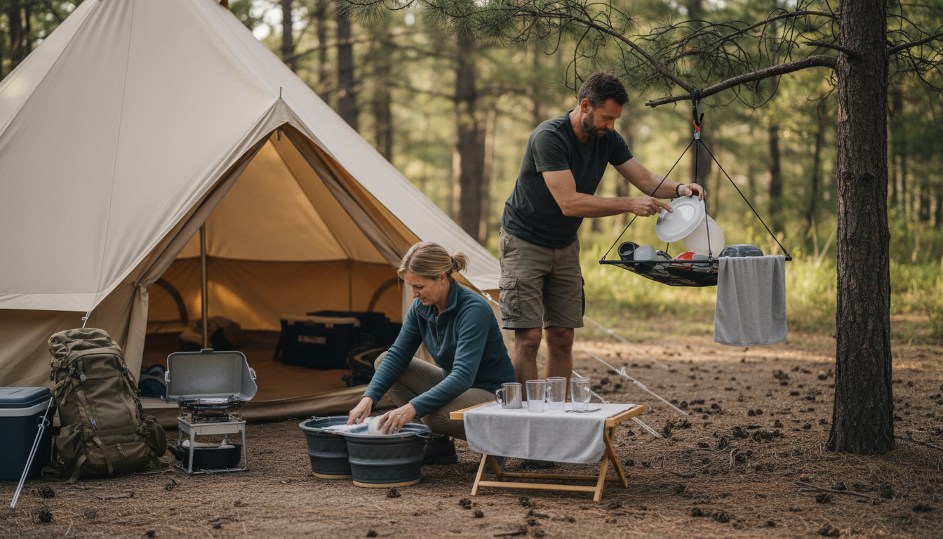Quelles solutions pour sécher la vaisselle au camping ? - lifestyle