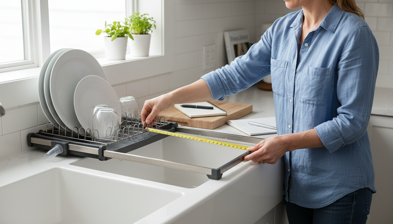 Comment ajuster un égouttoir extensible - lifestyle